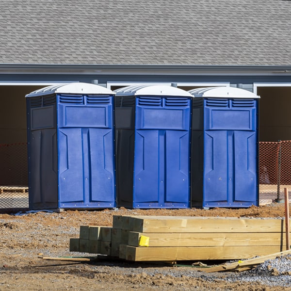 can i customize the exterior of the porta potties with my event logo or branding in Blodgett Oregon